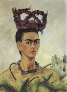 Frida Kahlo Self-Portrait with Braid oil painting picture wholesale